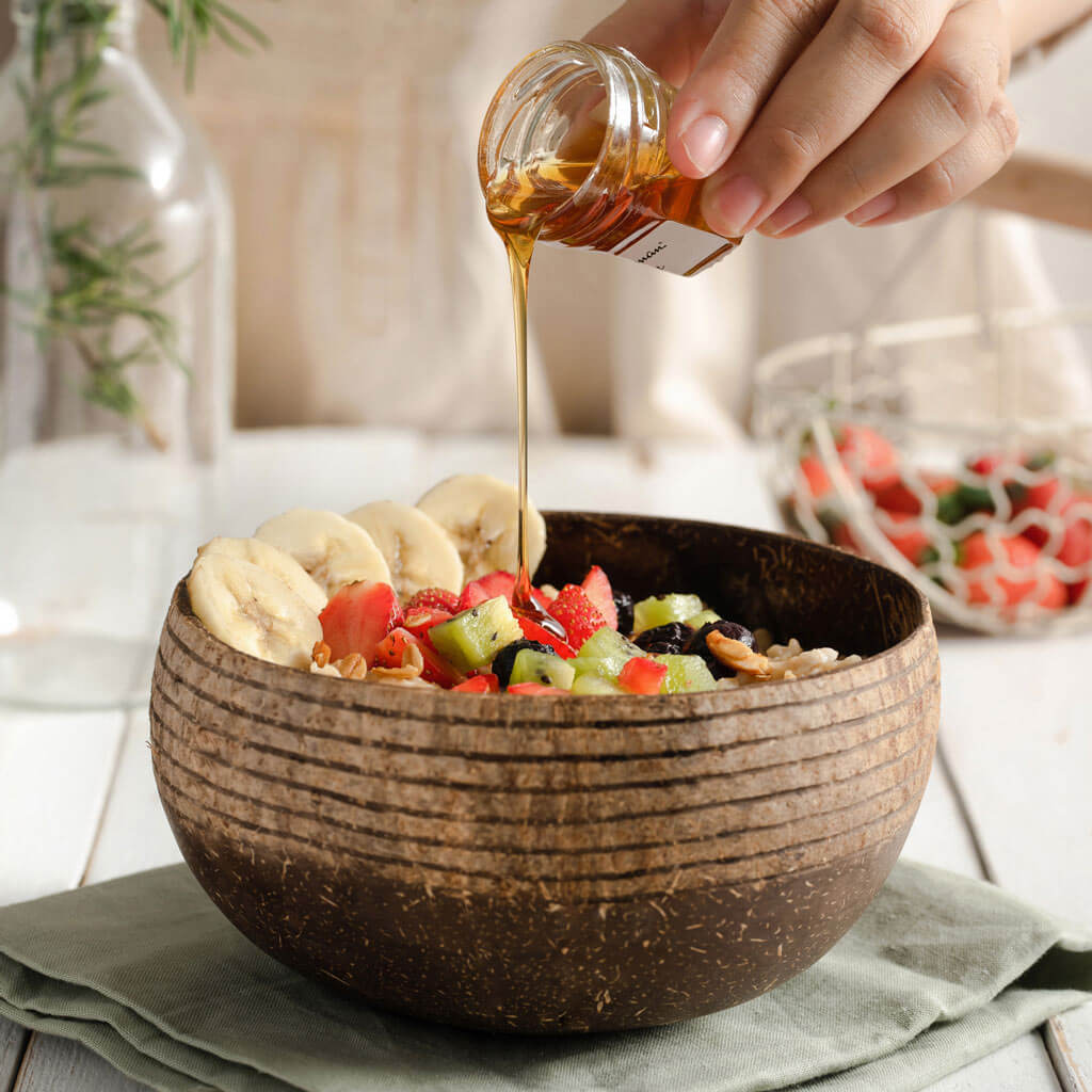 Eco-friendly Coconut Bowls & Spoons Set of 4-8